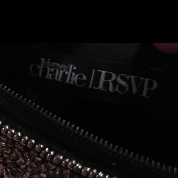 Charming Charlie RSVP beaded and sequined wristlet purse - Picture 3 of 7
